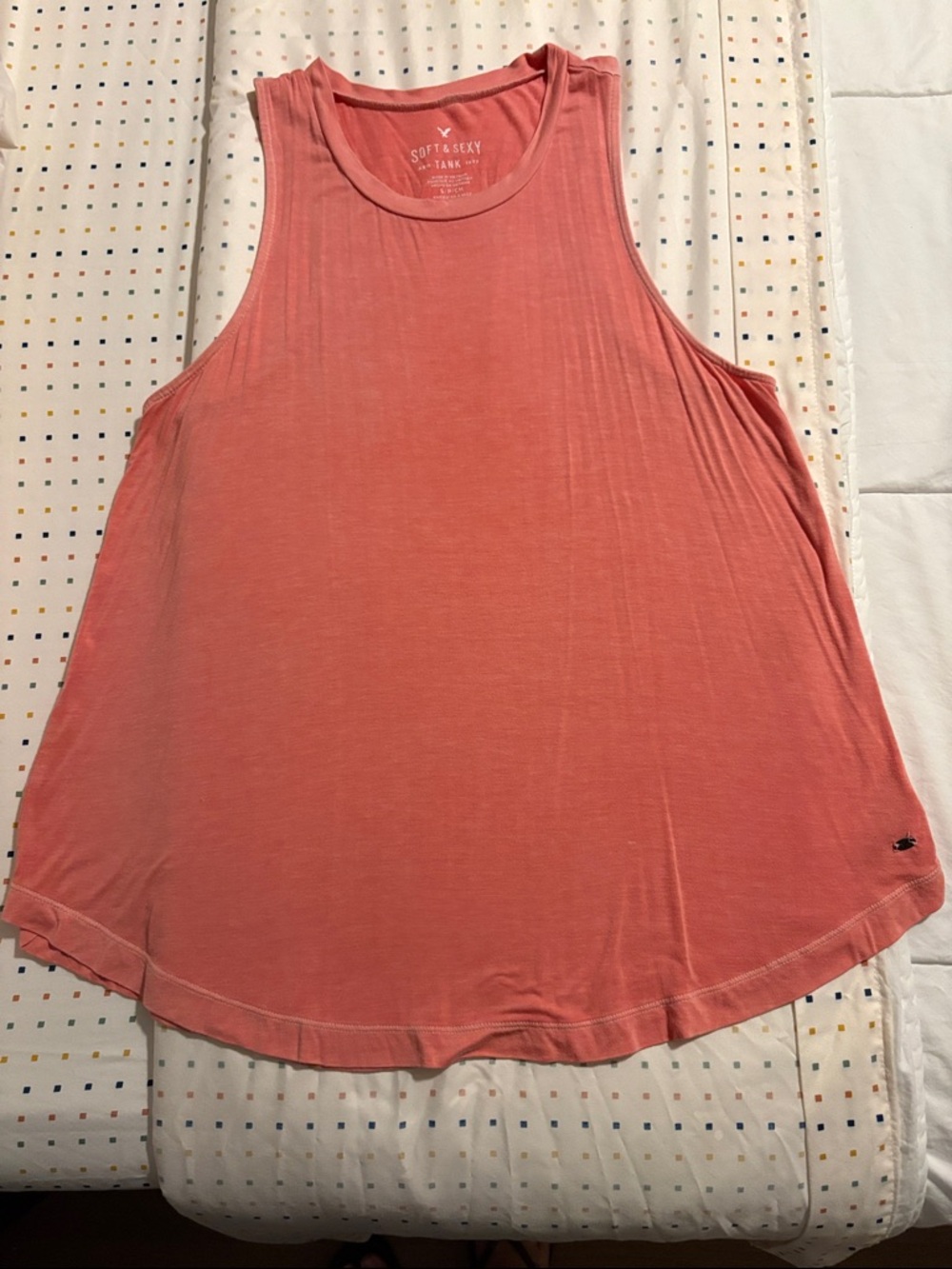 American Eagle Outfitters Soft & Sexy  Coral Tank Top